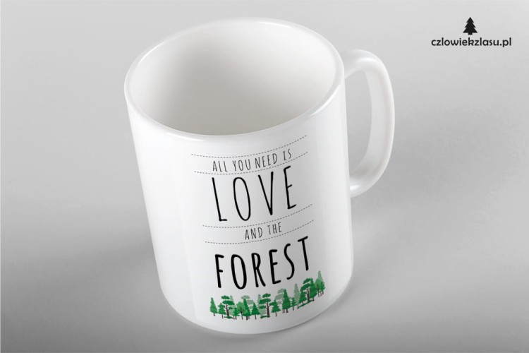all you need is love and the forest kubek.jpg