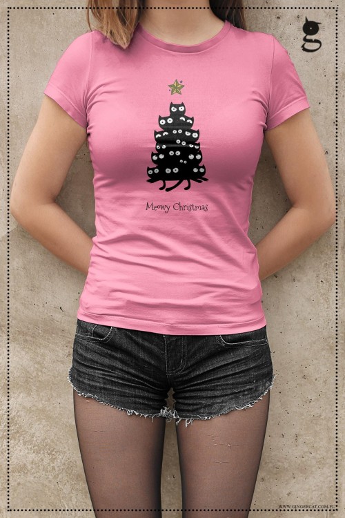 Meowy Christmas - rozowa.jpg